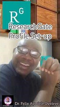 How to Set-up ResearchGate Profile