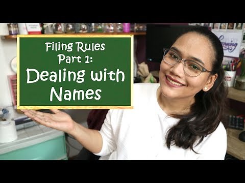 How to File Alphabetically