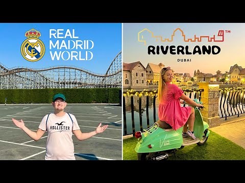 Riverland Dubai Vlog & NEW For 2024 Real Madrid World Theme Park Construction
