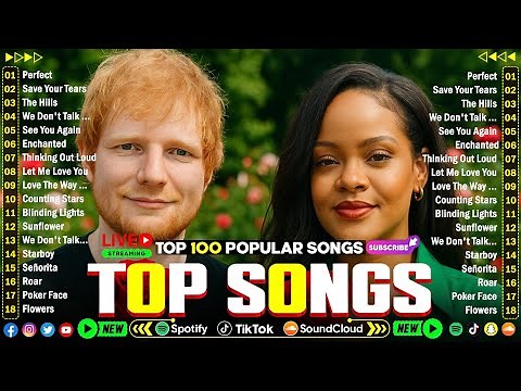 Top 40 Songs This Week 2025🎧Best Weekly Hits | Bruno Mars, Dua Lipa, Rihanna, Lady Gaga, Ed Sheeran