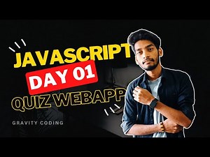 🔥 Build Your Own Quiz Web App with HTML, CSS, and JavaScript - Step-by-Step Tutorial | Day 01
