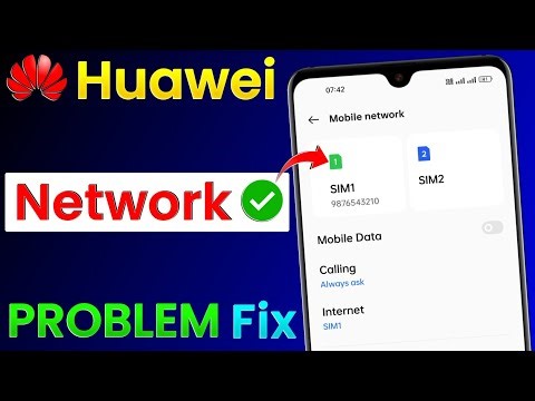 Huawei Mobile Network Problem | Huawei Network Problem Solution | Network Problem In Huawei Phone