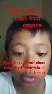 dave fun algebra class remasterd itch.io