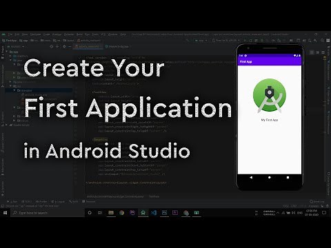 Creating First Application In Android Studio in 2025