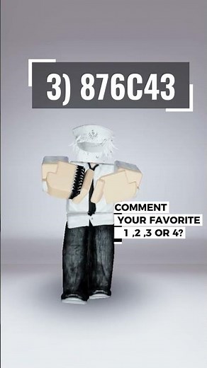 THESE 4 White Roblox Outfits Will Make You Look Rich 💸#shorts #robloxedit