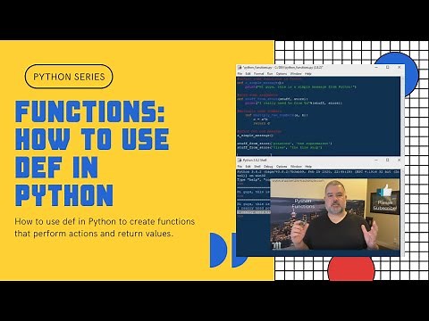 How to Use def to Create Functions in Python - Simple Example