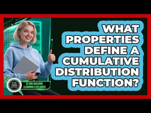 What Properties Define A Cumulative Distribution Function?