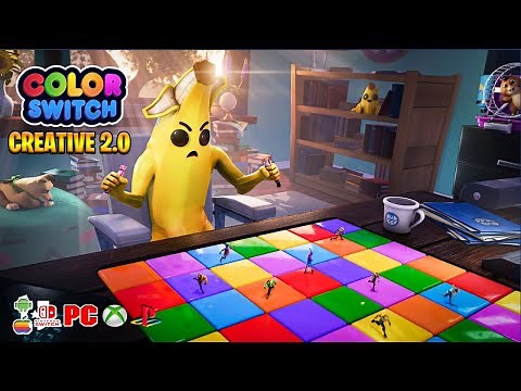 Color Switch Creative 2.0 Map Code In Fortnite! (Full Gameplay) EPIC!