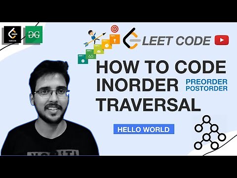 How to code Inorder Traversal Leetcode Solution| Tree Data Structure Full playlist C++ | Hello World