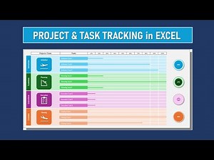 STEP by STEP Task, Project or Goals Simple EXCEL Dashboard | Agile | Management