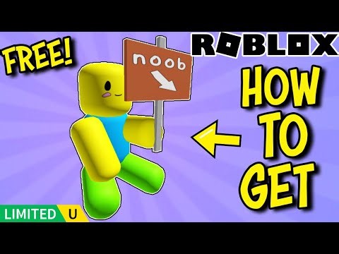 [LIMITED STOCK] *FREE ITEM* How To Get FRIENDLY NOOB SIGN on Roblox - UGC Don't Move