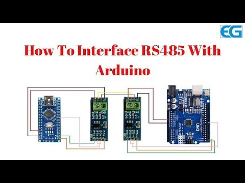 How to interface RS485 with Arduino.