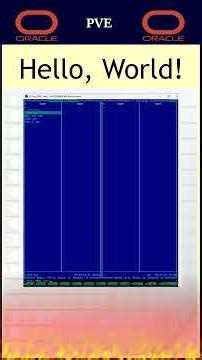 Simple oracle script on SQL and PL/SQL