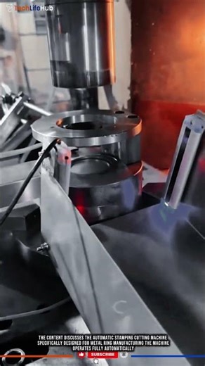Innovation Automatic Stamping Machine: Fast, Precise, Consistent Metal Ring Production #tech