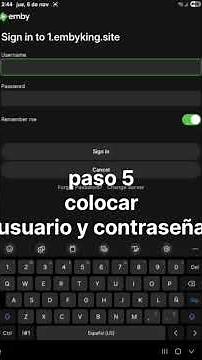 Pasos para ingresar a EMBY