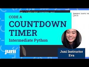 How to Make a Countdown Timer in Python (+Bonus Pomodoro Tutorial!) | Intermediate Python Project
