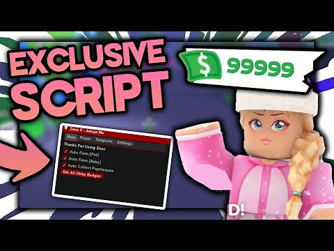 SCRIPT Adopt Me GUI - Auto Farm Baby/Pet, Collect Paycheques, All Obby Badges, Teleport, And More!