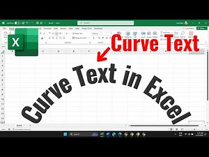 How to Curve Text in Excel