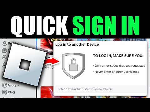 How To Use Quick Sign-In On Roblox (Works On PC, Mobile, & Console!)