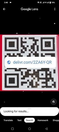 Scan QR Code with Google Lens