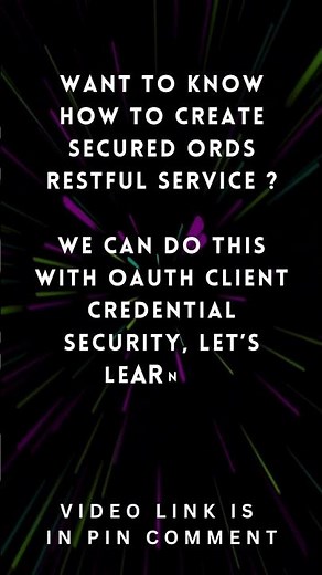 How to Secure ORDS RESTful Services in Oracle APEX | OAuth client credential Authentication