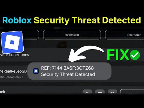 Roblox Security Threat Detected Fix | Roblox Error Fix | How to Fix Roblox Problem Fast