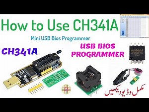 Part-2 How to Use CH341A Mini USB Bios Programmer Complete Detail in Urdu/Hindi