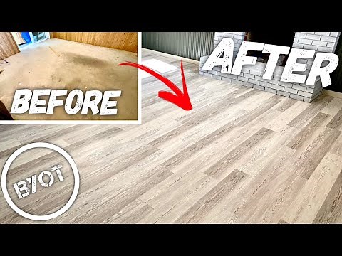 How To Install Vinyl Plank Flooring : START TO FINISH