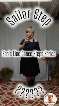 Beginner Line Dance Basics | How To Do A Sailor Step | Easy Step-by-step Tutorial