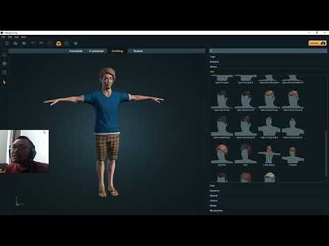 How to create 3D character using Mixamo Fuse and how to rig and animate it online on Mixamo Website