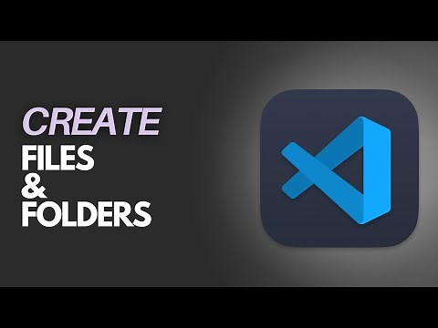 How to Create New Folder and New File in Visual Studio Code (2024)