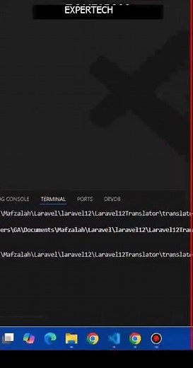 Create API Resource in Laravel with One Command ⚡ | Laravel Tips #Shorts