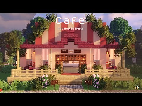 Minecraft: How To Build a Cafe - Coffee House 🍪☕ | Snishinka