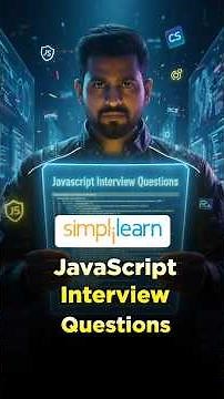 🔥Top JavaScript Interview Questions You MUST Know in 2026 #shorts #simplilearn