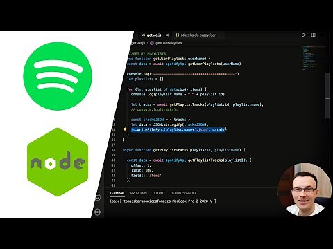 Spotify API in JavaScript Tutorial - Playlist Export