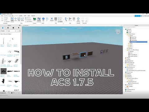 How to install ACS 1.7.5 || Roblox Studio (2020)