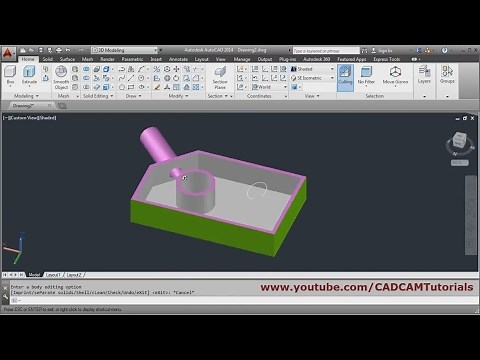 AutoCAD 3D Tutorial for Beginners - 2 of 3