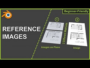 Blender Tutorial: Reference Images for Precise 3D Modeling | Step-by-Step Guide