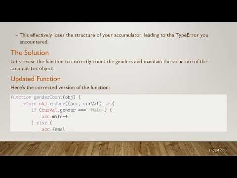 How to Count Male and Female Genders in an Array of Objects Using JavaScript