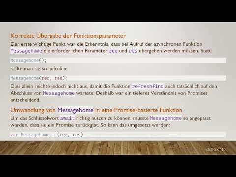 Lösen von Problemen mit asynchronem Code in JavaScript: Effektive Nutzung von await