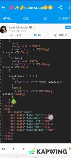 Cube soup😊 #python @CodeWithHarry #shorts #viralshorts #yttrending