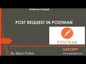 Postman Tutorial - How to send a Post Request in Postman