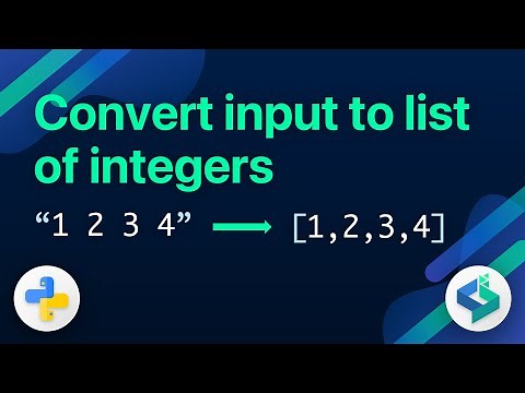 Convert input into a list of integers in Python