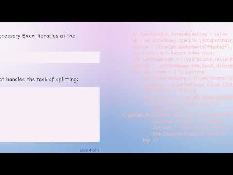 How to Split One Excel Sheet into Many Sheets Based on Criteria