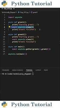 Introduction to Asyncio in Python | Python Tutorial