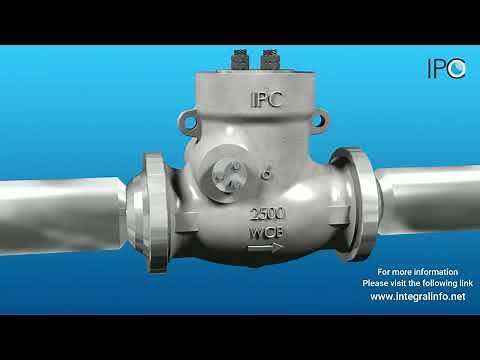Check valve working animation
