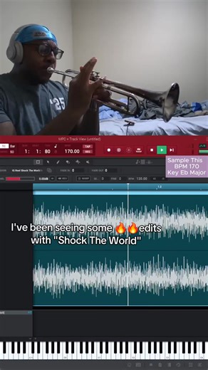 Sample this🔥🎺 #samplethis #sample #sample #trumpet #saxplayer | Gurren Lagann