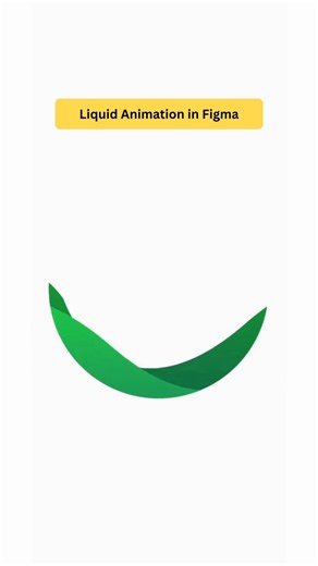 Day 15/100 How to Create Liquid Animation in Figma in 60 seconds #figma #ui #prototype