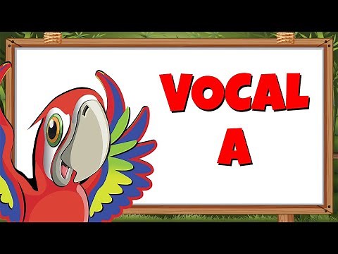 Letra A en Español. Sonido y Escritura