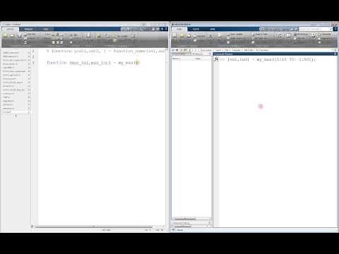 MATLAB Function Tutorial
